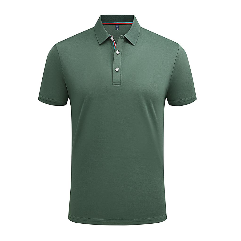 Men's and Women's Polo Shirts Summer New Lapel T-shirts Business Brands High-quality Moisture Wicking Trend Brands Short Sleeves