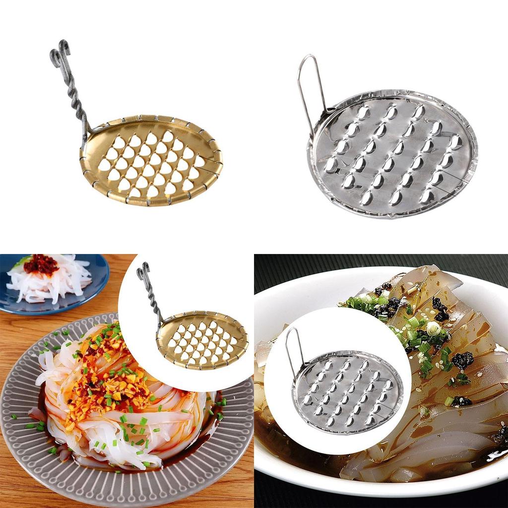 Chinese Pasta Liang Pi Maker Manual Scratch Grater Practical Jelly Scraping Scraper for Shop Hotel Kitchen Home Restaurant