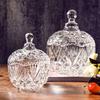 European Glass Candy Jar with Lid – Transparent Storage for Tea, Snacks, Seasonings, Candy, and Dried Fruit