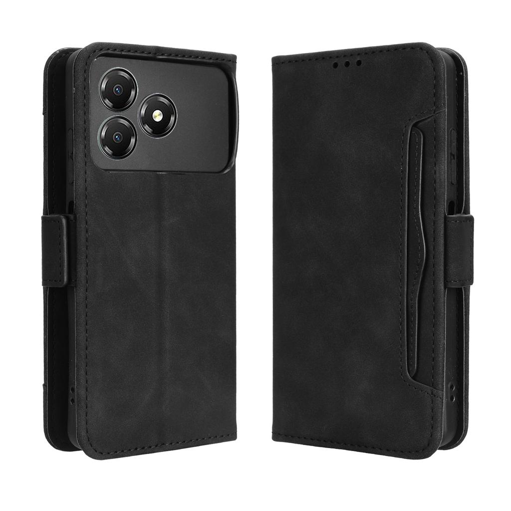 For ZTE Blade A36 Leather Case Phone Wallet Cover with Multiple Card Slots