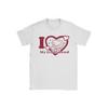 Men' & Women' I Love My Girlfriend Mr Tenna T-Shirt - Deltarune Game Spamton Harajuku Tee, Anime Couple Shirt With Hot Transfer Print, Short Sleeve