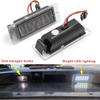 Xenon White LED License Plate Lights for Buick Encore Verano Enclave Envision LaCrosse Cadillac CTS XTS SRX ELR Chevy Equinox GMC Acadia Terrain Rear