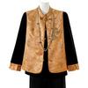 Stylish Frog Button Vest Suit: Elegant Spring Outfit with Chinese Embroidery for Middle-Aged and Elderly Women