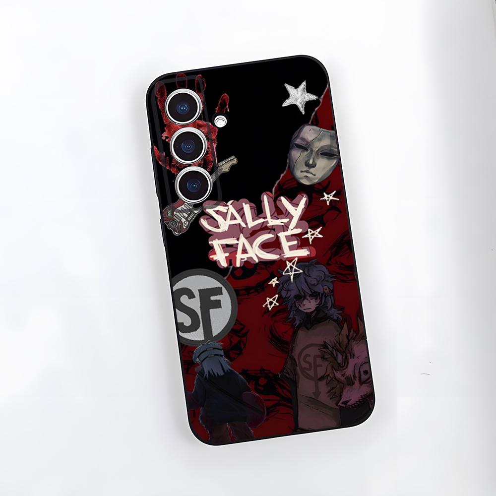 

Чехол для телефона S-Sally Face для Samsung S26 S25 Plus S20 S20 Plus S22 Ultra S23 FE S21 Plus S21 Ultra Мягкая крышка Samsung S22 Ultra