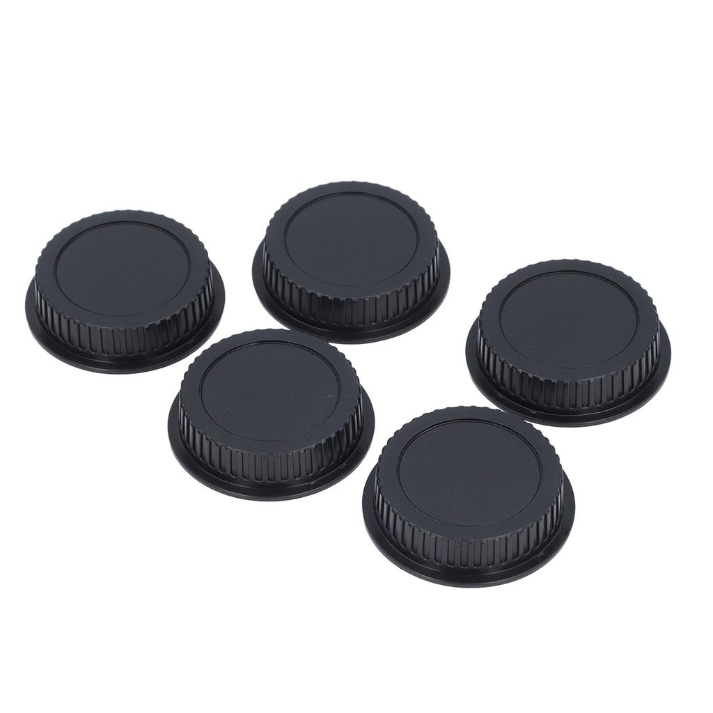 5PCS Camera Rear Lens Cap Kit ABS DSLR Micro SLR Camera Rear Lens Cover for EF Mount Lens