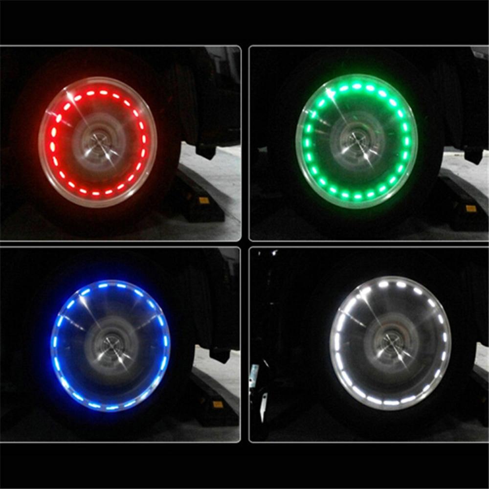 4 Modes Tire Lamp 12 LED Car Solar Energy Flash Decoration High Quality