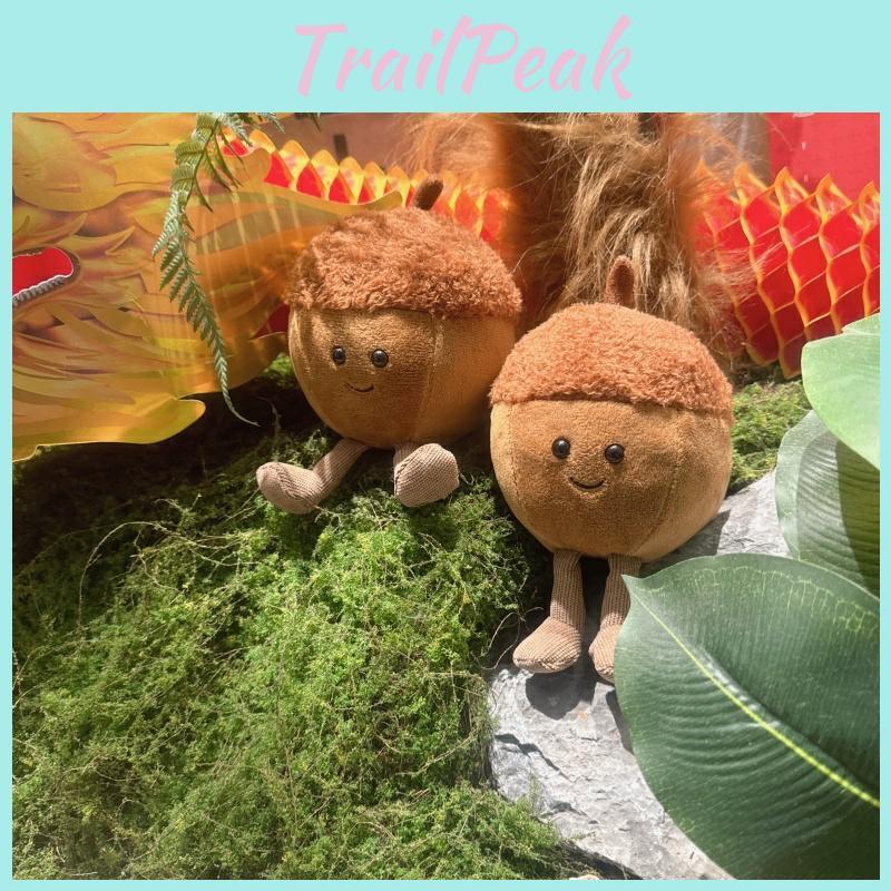Acorns Hazelnuts Jc Plush Toys Stuffed Doll With Short Pile Fabric Decoration