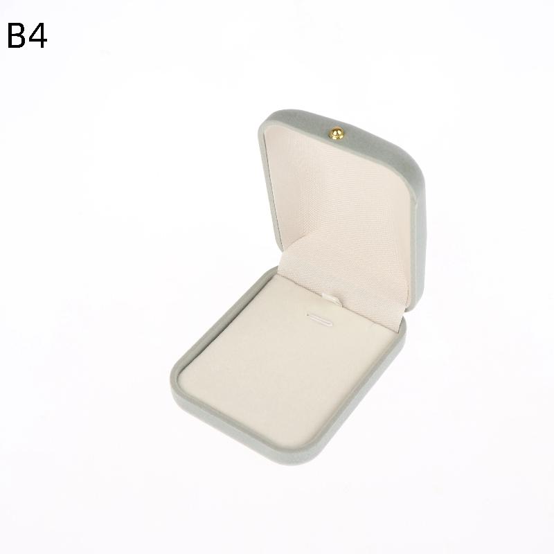 Velvet Jewelry Box Rings Necklaces Earrings Pendants Storage Box For Women Jewelry Packaging