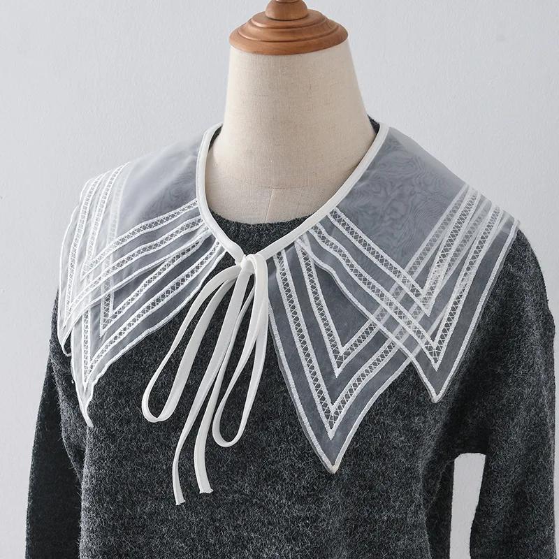 Perfect Match Shirt Detachable Collar Neckwear False Collar Fake Collar Shoulder Wraps Shawl Removable Blouse Tops Clothing Accessory
