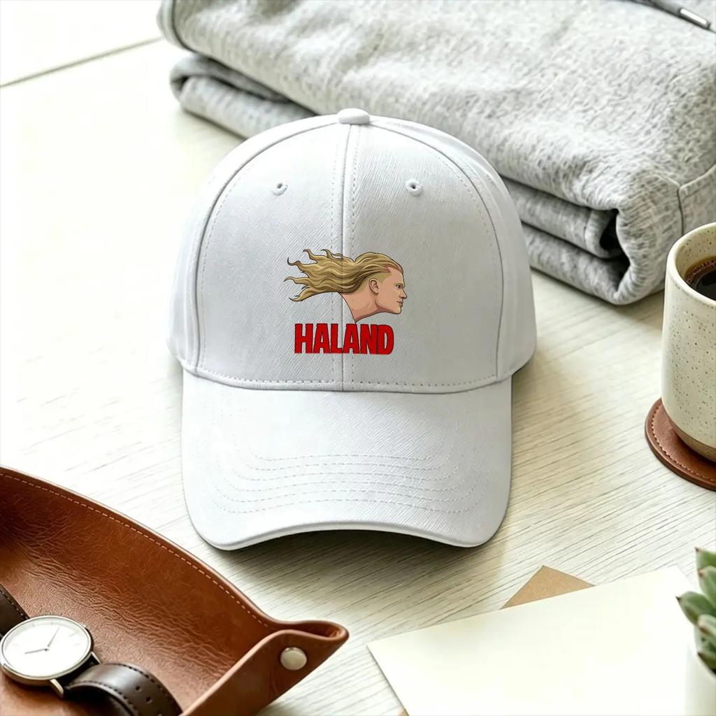 Haaland 9 Casual Baseball Cap Running Hippie Hip Hop Hats Summer Breathable Unisexteens Design Baseball Caps