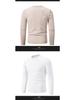 2025 Men's Casual Round Neck Solid Color Fashion Sweater