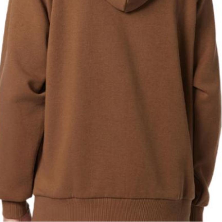 New Balance Sweatshirts Men's Brown Hooded Moderate Regular AMT33335-DHE