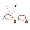 LED Toy Car Lights Remote Control Car Spotlights with Adjustable Metal Bracket 12mm Diameter RC Car Flashing Light