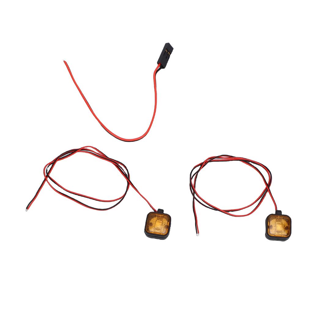 LED Toy Car Lights Remote Control Car Spotlights with Adjustable Metal Bracket 12mm Diameter RC Car Flashing Light