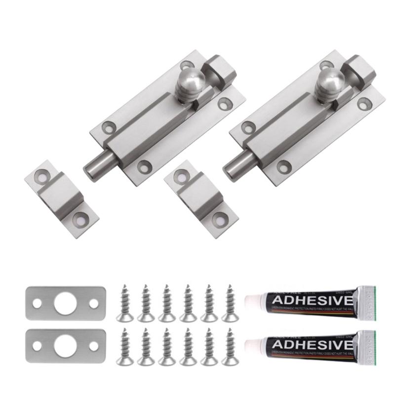 Modern Stainless Steel Door Bolt Cabinet Latches Corrosion Resistant For Enhances Property Security Installation