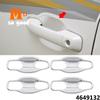 Car Outside Side Door Handle Decoration Sticker Cover For Toyota Land Cruiser 200 2016-2018 Chrome Styling Accessories