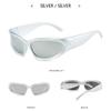 Popular Women's Sunglasses Punk Sunglasses Unique Sports Sun Glasses Men UV400 Goggle Shades Mirror Colorful  Eyewear