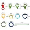 Multi-colors Multi-Styles Alloy Open Rings Lobster Clasp Hooks Ball Chains DIY Jewelry Making Findings Supplies