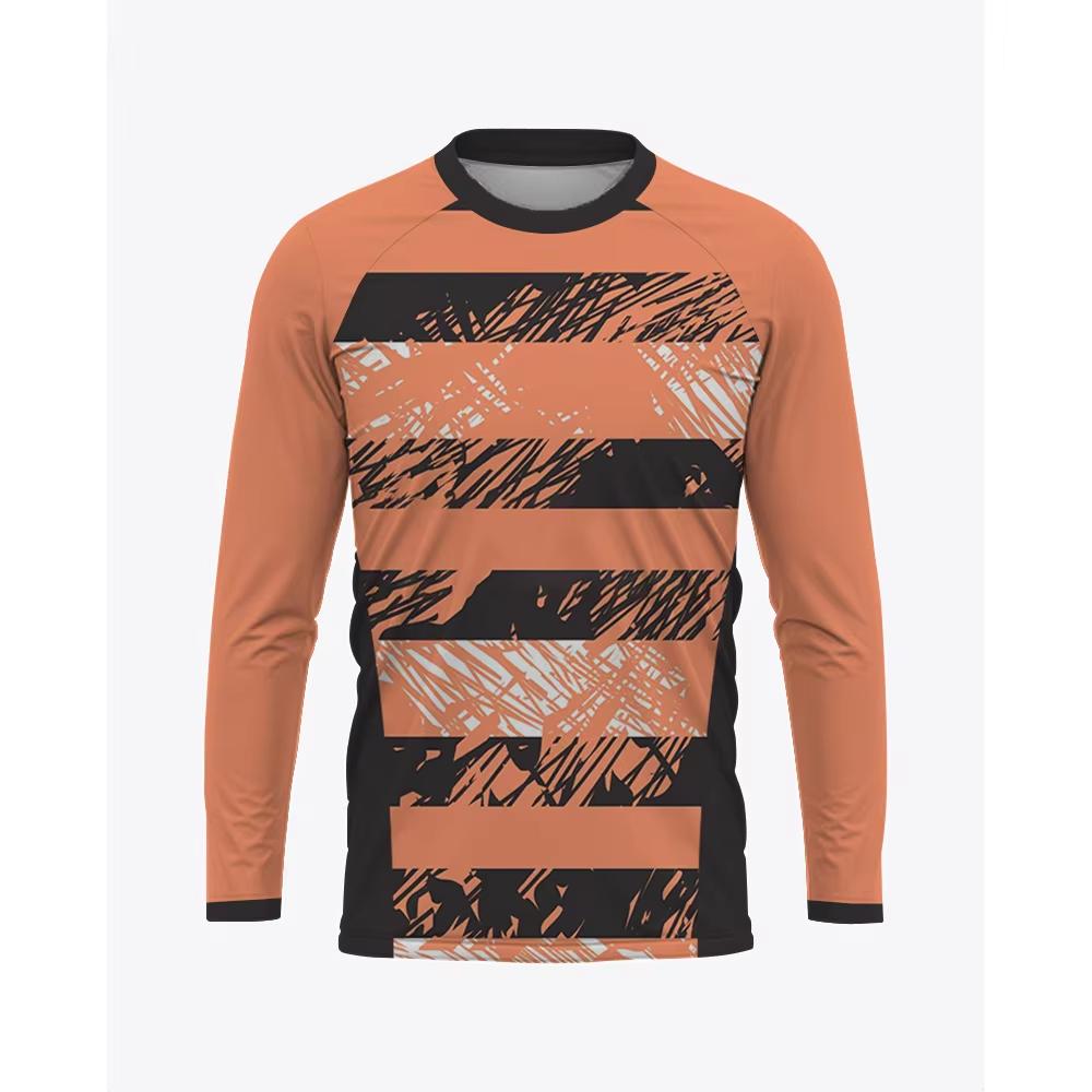 Herren Bequemes 3D-Druck Langarm T-Shirt Fitnessstudio Schnelltrocknend Outdoor Locker Sport Tennis Laufen T-Shirt