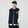 Flying Jacket Jacket Men's Baseball Jacket Cardigan Sweater Round Neck