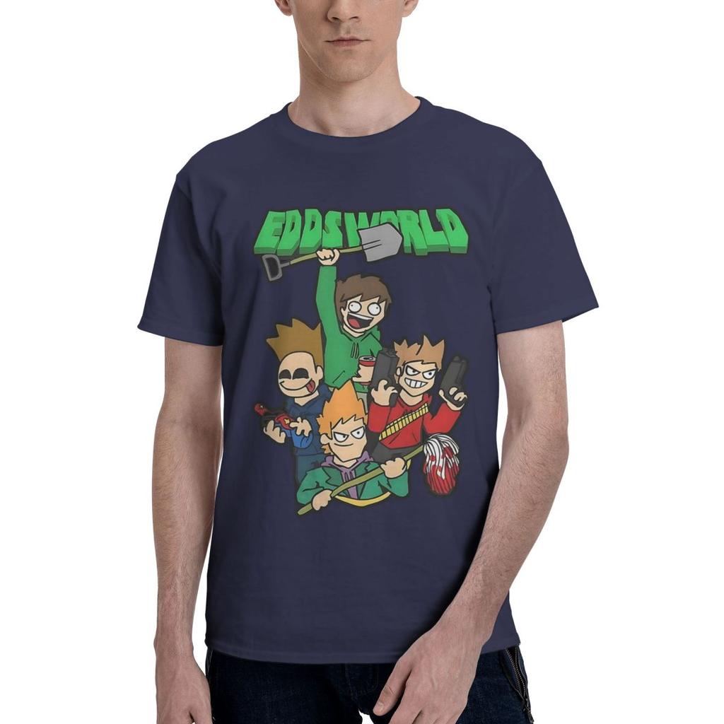 Anime Eddsworld TV Series 100 Cotton Casual Breathable Confortable Vintage New Gifts And TShirts Funny Shirt