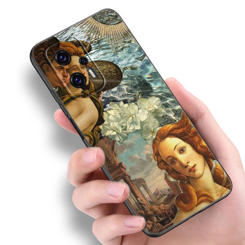 Art Painting Of God Phone Case For Xiaomi POCO F2 F3 M2 M3 M4 X3 X4 Pro NFC F4 GT 5G F1 X2 C3 C31 C40 M5S Soft TPU Black Cover