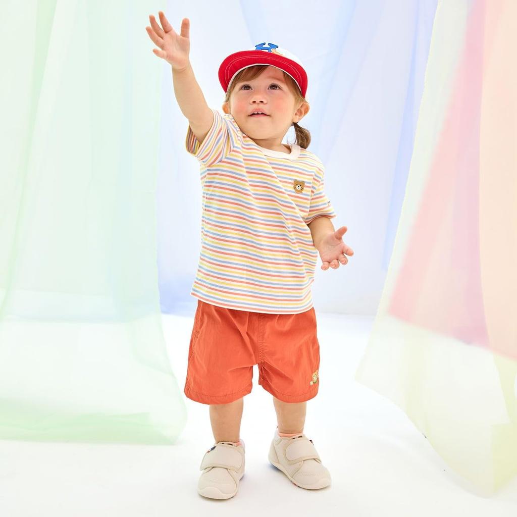 HOT HOT Shorts for Boys and [MIKIHOUSE BISCUITS] [MIKIHOUSE BISCUITS] Half-length Girls, Baby, Kids, Children's Clothing, Orange, 80cm, 72-3102-148