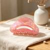 Hair Claw Anti-slip Teeth Candy Color Hollow Design Hair Clip Medium Size Back Head Shark Hair Claw Strong Grip Hair Accessory