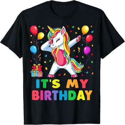 Es ist mein Geburtstag für Mädchen Einhorn Dabbing Party Geschenk T-Shirt