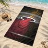 Miami Heat Beach Towel Quick Dry Sand Free Lightweight Beach Towels for Travel Swimming Camping