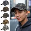 Adjustable Camo Peaked Cap Curved Brim Visor Sunscreen Hats Streetwear Hat  For Man Women Unisex