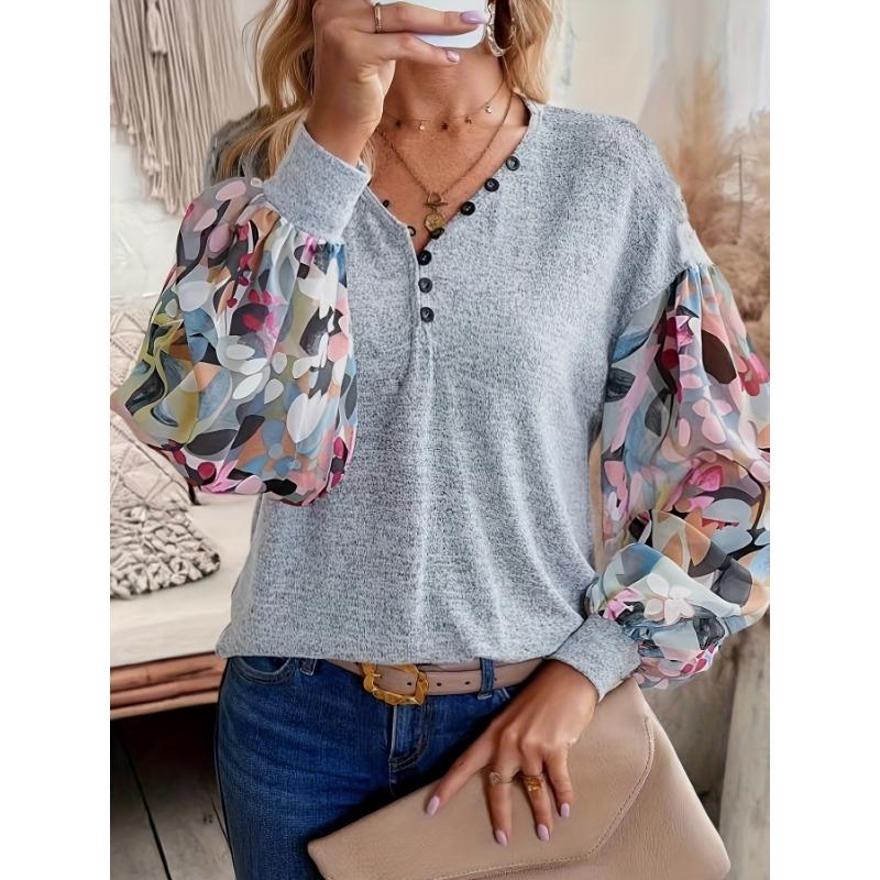 

Женский осенний свитер с длинным рукавом и V-образным вырезом, повседневный топ XXL светло-серый