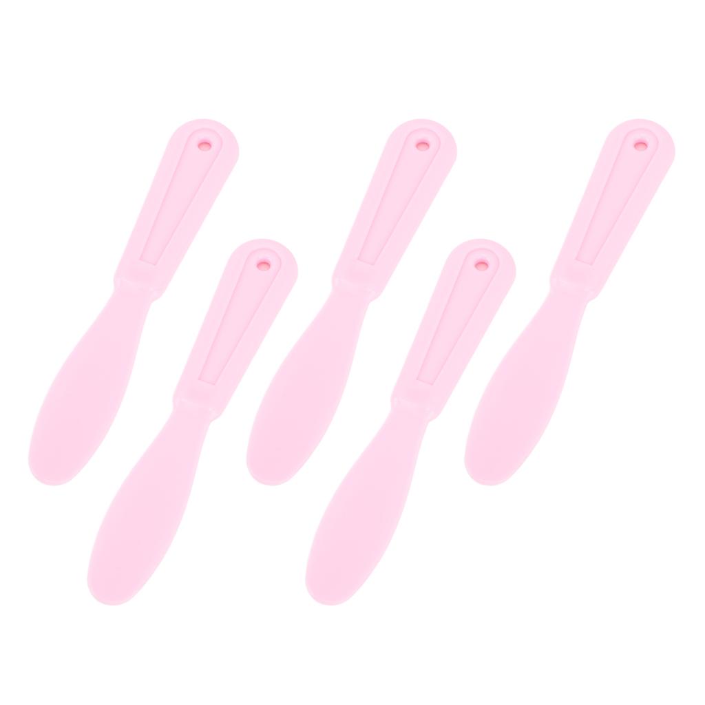 5PCS Plaster Spatula Plastic Ergonomic Design Easy to Clean Wear Resistant Mixing Stirring Spatula