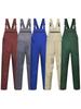 Unisex Pure Cotton Work Pants - Four Seasons Durable, Dirt & Wear-Resistant Plus Size Overalls for Machine Repair.