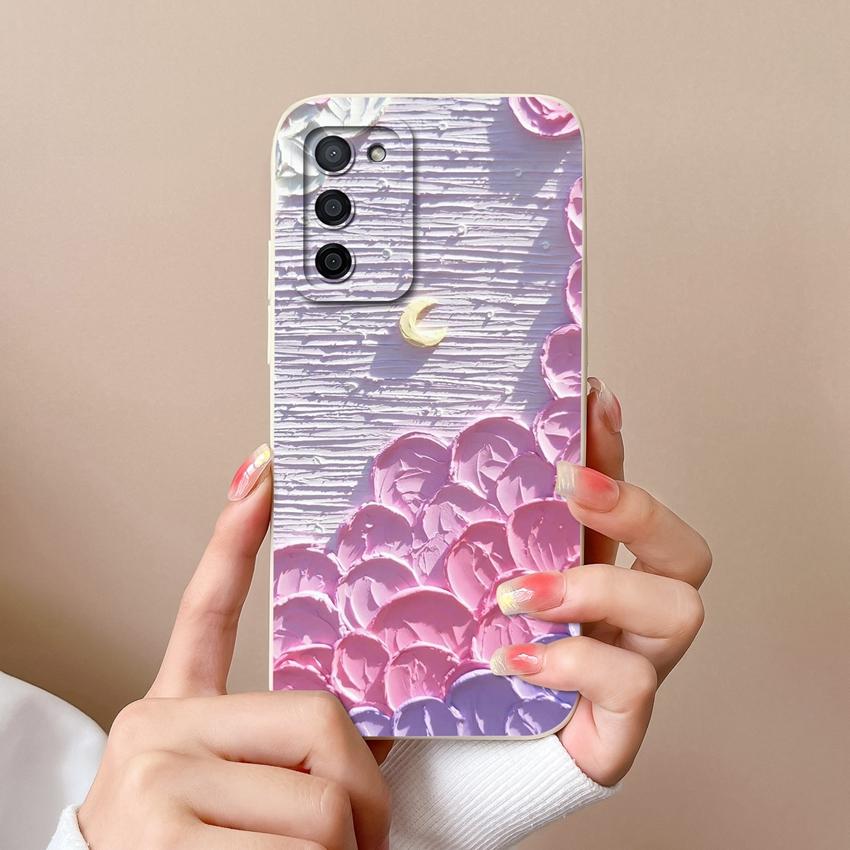Hülle Für Oppo A56 A57 A58 A59 A60 A72 A75 A78 A79 A83 A91 A92 Handytaschen Niedliches Anime-Haustier-Muster Flüssigsilikon Premium Schutzhülle Für Oppo Capa