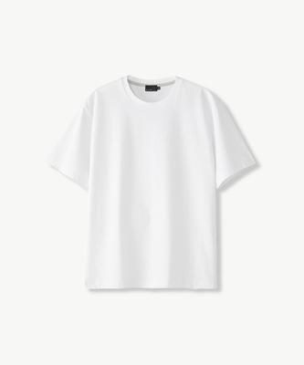 STCO Supima Cotton Round Neck T-Shirt White (Semi-Oversized Fit)_Stsvb91Nsw