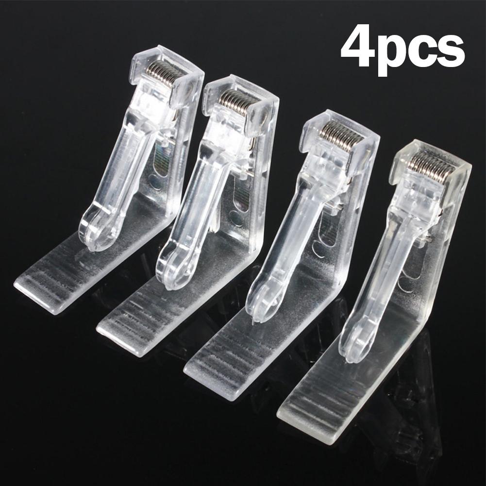 

4pcs Tablecloth Clips Decorative Leaf Tablecloth Clamp Holder Table Cover Clamps For Picnic BBQ Wedding Decoration прозрачный