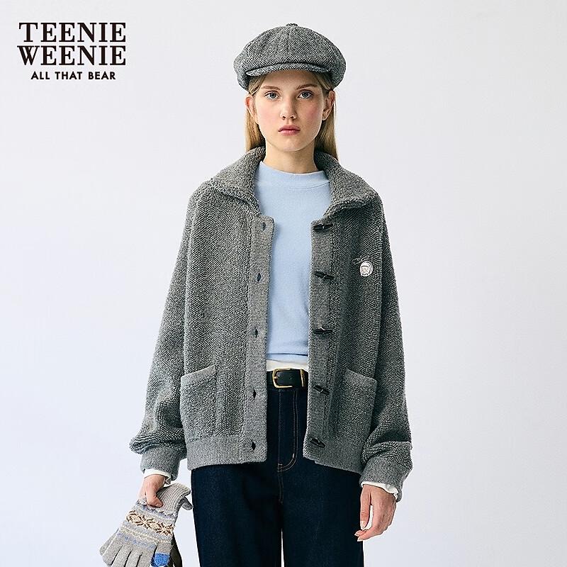 

Teenie Weenie Women s Polo Collar Toggle Button Sweater M