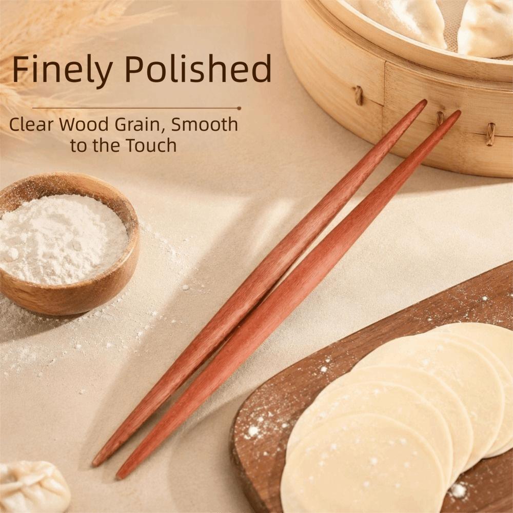 30/40/50cm Rolling Pin Wooden Baking Rolling Stick Pastry Roller Dumpling Making