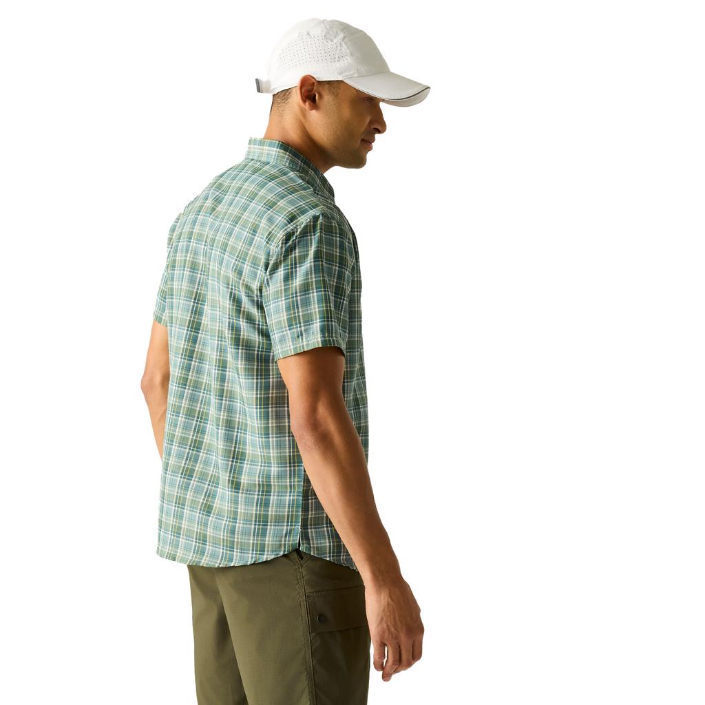 Regatta Mens Mindano Multi Check Short-Sleeved Shirt