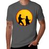 Karate Kid Sun Sillouette Design Tshirt Plus Size Summer Casual Tshirt