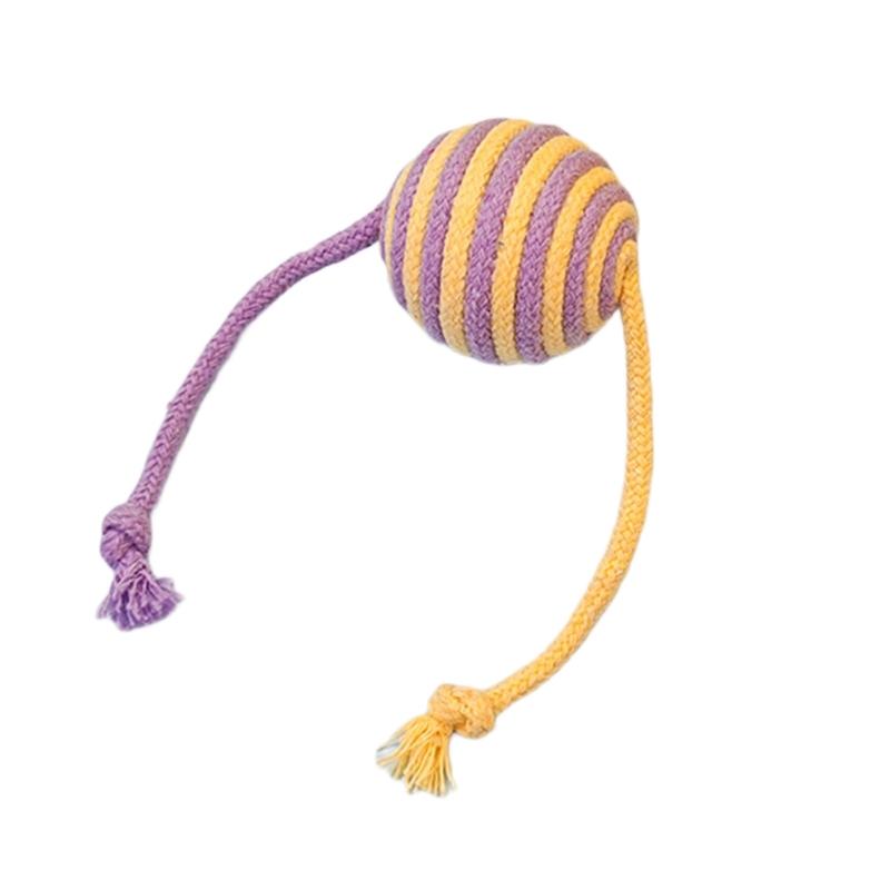 Sisal Balls for Cats Teasing Indoor Exercising Enrichment Cats Chew Toy Hunting Teething Cats Teasing Supply 6PCS
