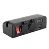 Cigar Lighter Socket Splitter 3 in 1 Multifunction USB Car Charger Voltmeter Power Adapter