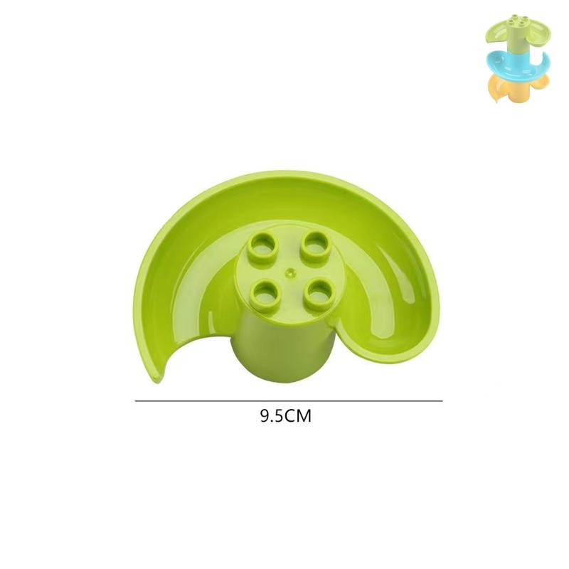 Big Size Building Blocks Marble Race Run Maze Games Compatible Large Bricks Running Ball Chute Giraffe Kids Gift Educational Toy