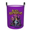 Alice In Wonderland Laundry Hamper Large Clothes Storage Basket Toys Bin Organizer for Boy Girl