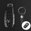Neue PC Kohlefaser Autoschlüsselanhänger Für Mercedes Benz AMG A C E S G Klasse GLC CLE CLA GLS W205 Auto Schlüsselhülle Schlüsselanhänger Zubehör BD1