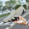Suede Leather Men's Loafers Fashion Soft Soled Moccasins Formal Leather Business Shoes Driving Flats Casual Slip On Male Shoes