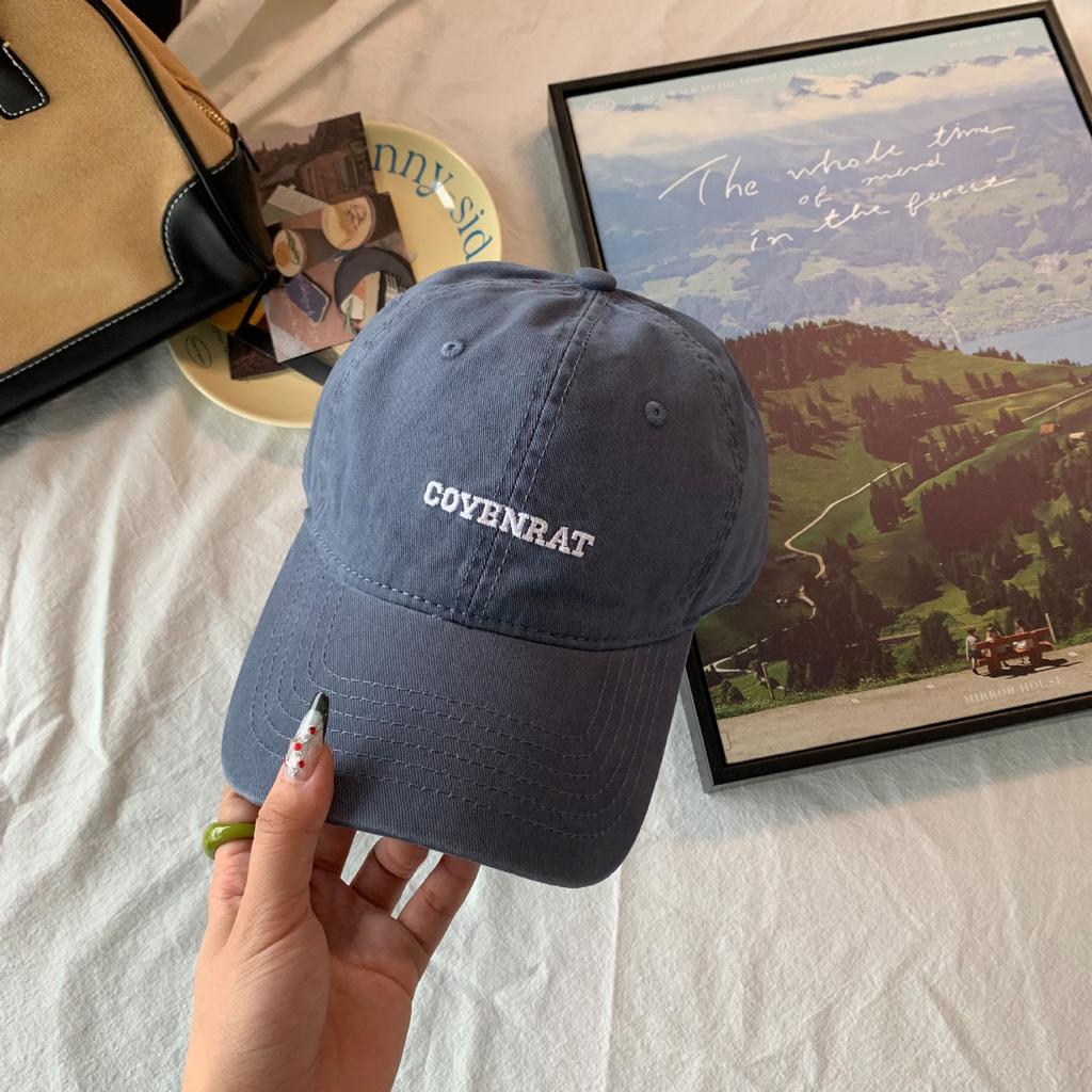 Stylish Embroidered Retro Cap Made From Soft Washed Fabric Perfect For Spring