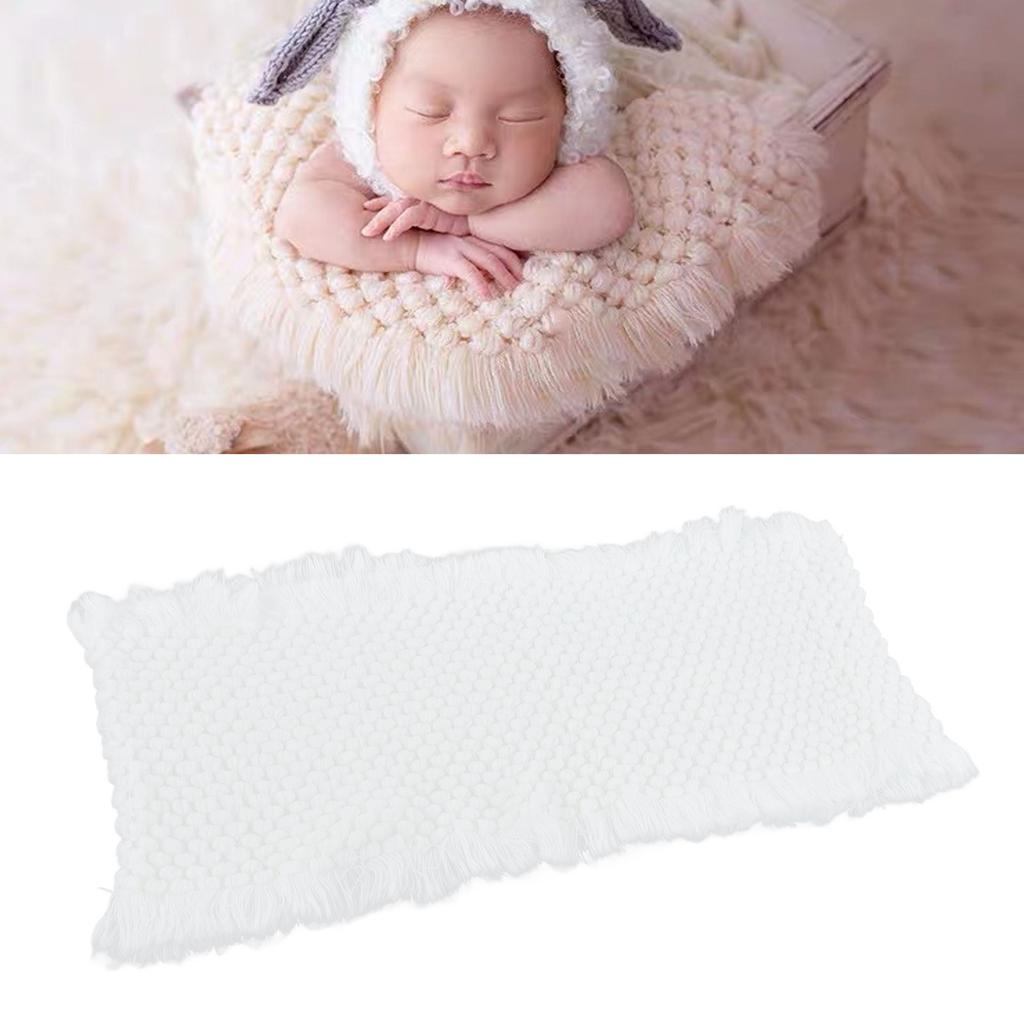 Newborn Photography Mat Soft Brthable Washable Simple Baby Infant Blanket Holiday Gift