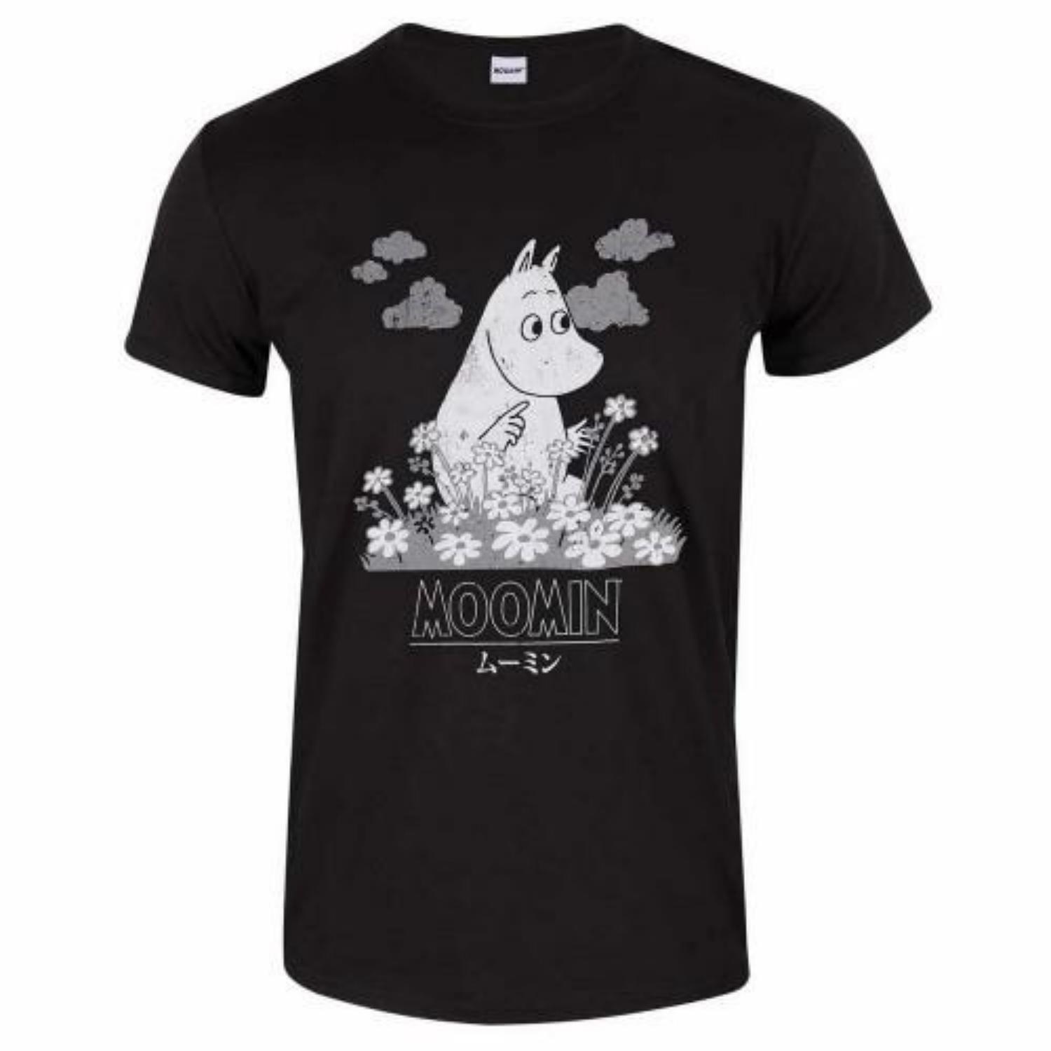 

MOOMIN Unisex Adult Flowers Japanese T-Shirt S разноцветный